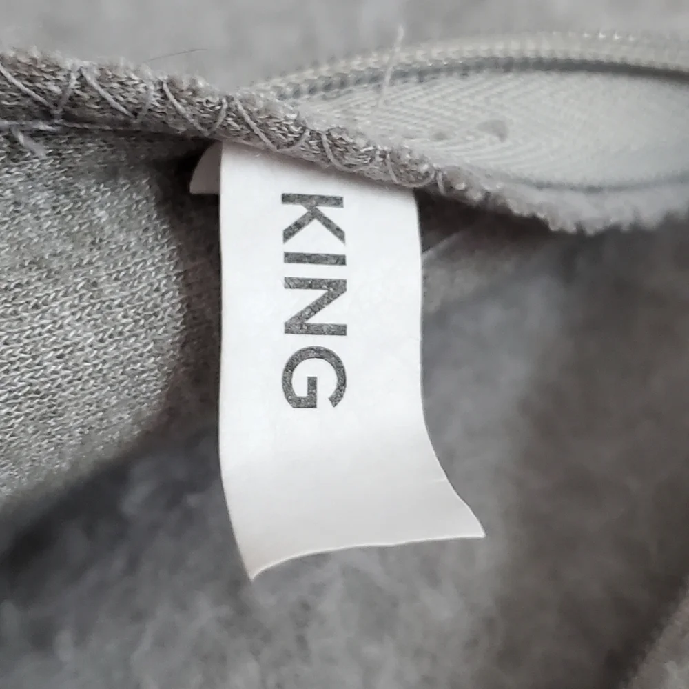 UGG Quilted/Fuzzy Light Gray 2 King Size Pillow Cases.